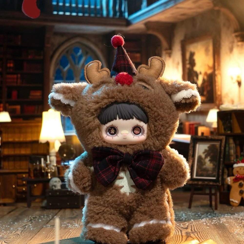 Maymei Winter Weirdness Series Plush Pendant - Gingerbread Deer